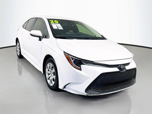 White 2020 Toyota Corolla LE