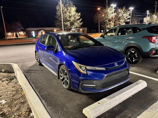 Blue 2020 Toyota Corolla SE
