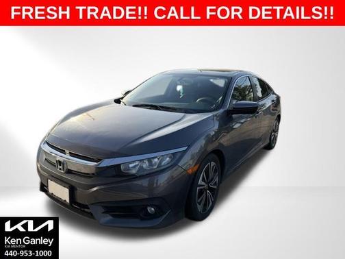Modern Steel Metallic 2016 Honda Civic EX-L