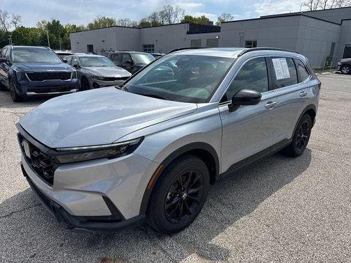 Lunar Silver Metallic 2024 Honda CR-V Hybrid Sport-L