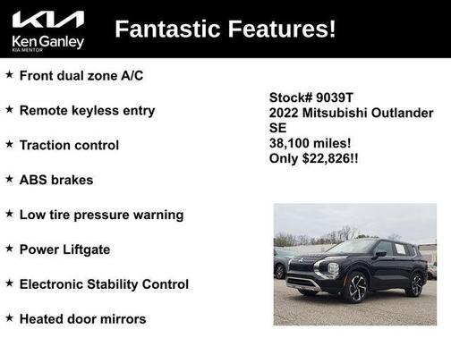 2022 Mitsubishi Outlander SE