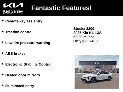 2025 Kia K4 LXS