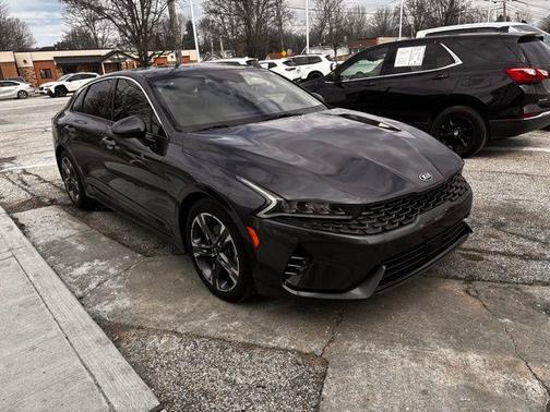 Gravity Gray 2021 Kia K5 EX