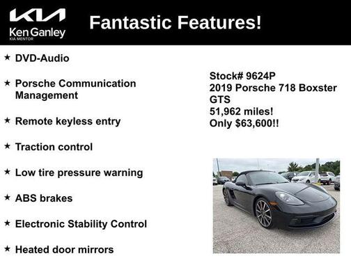 2019 Porsche 718 Boxster GTS