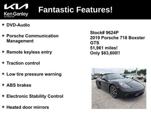 2019 Porsche 718 Boxster GTS