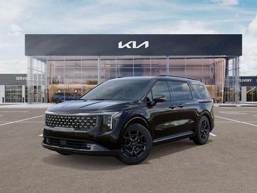 Aurora Black Pearl 2025 Kia Carnival Hybrid SX