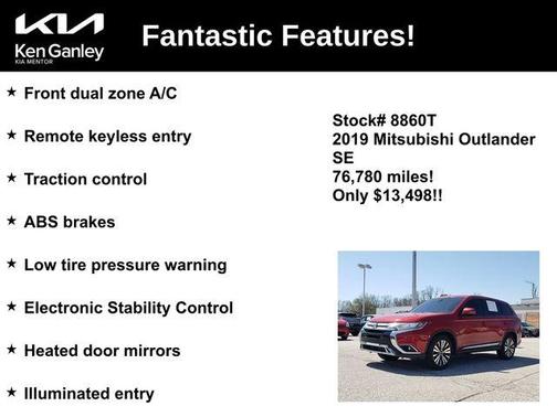 2019 Mitsubishi Outlander SE