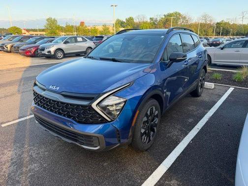 Sapphire Blue 2023 Kia Sportage X-Line