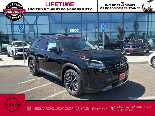 Super Black 2026 Nissan Pathfinder Platinum