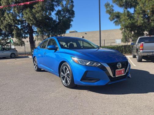 Electric Blue Metallic 2021 Nissan Sentra SV