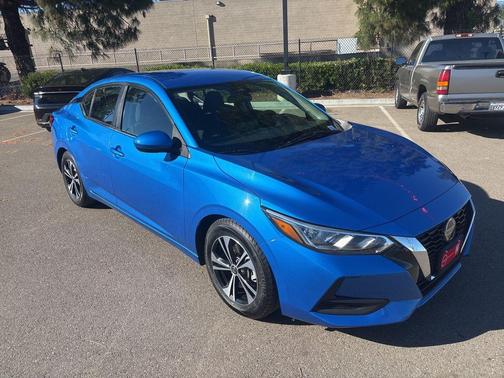 Electric Blue Metallic 2021 Nissan Sentra SV
