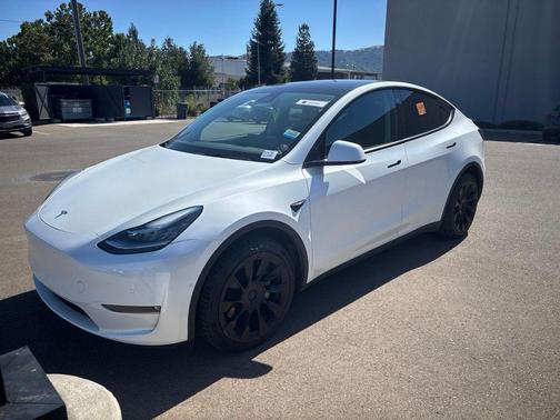 Pearl White Multi-Coat 2021 Tesla Model Y Long Range Dual Motor All-Wheel Drive