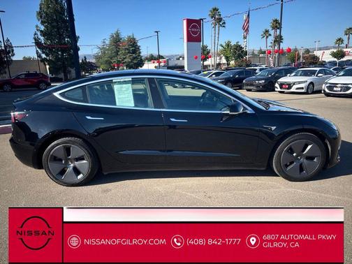 Solid Black 2019 Tesla Model 3 Long Range