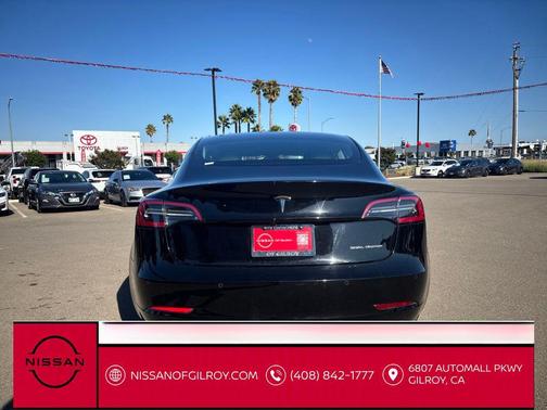 Solid Black 2019 Tesla Model 3 Long Range