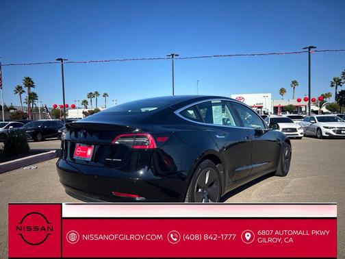 Solid Black 2019 Tesla Model 3 Long Range