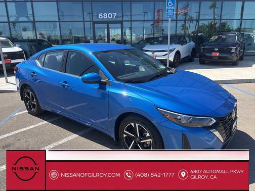 Electric Blue Metallic 2025 Nissan Sentra SV
