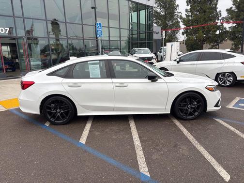 Platinum White Pearl 2023 Honda Civic Si Base