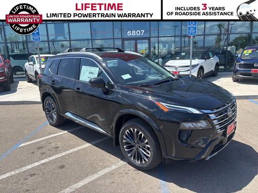 Super Black 2026 Nissan Rogue Platinum