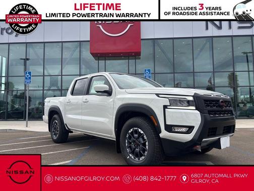 Glacier White 2025 Nissan Frontier PRO-X