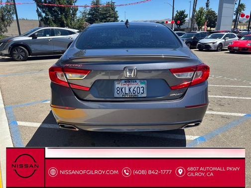 Modern Steel Metallic 2019 Honda Accord Sport