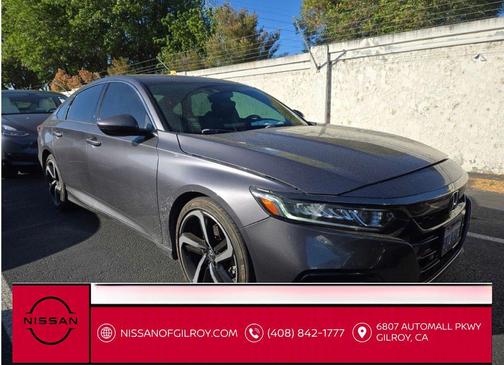 Modern Steel Metallic 2019 Honda Accord Sport