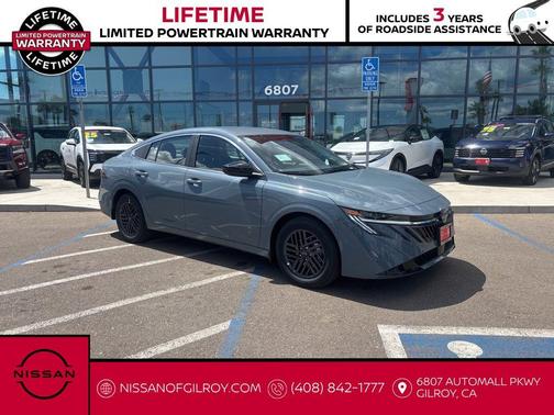Atlantic Gray Metallic 2026 Nissan Sentra SV
