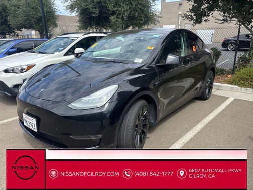 Solid Black 2021 Tesla Model Y Long Range Dual Motor All-Wheel Drive