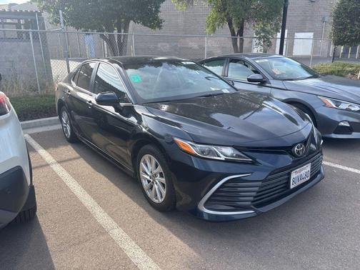 Galactic Aqua Mica 2021 Toyota Camry LE