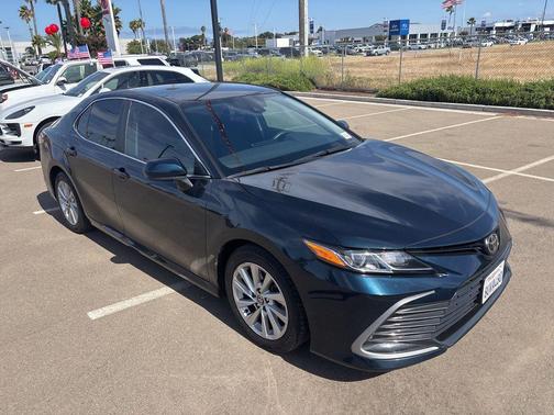 Galactic Aqua Mica 2021 Toyota Camry LE