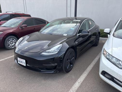 Solid Black 2020 Tesla Model 3 Long Range