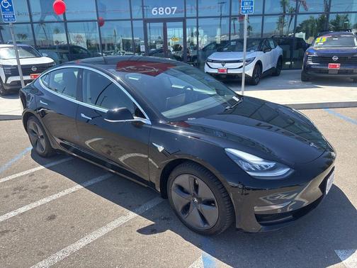 Solid Black 2020 Tesla Model 3 Long Range