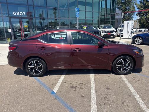 Rosewood Metallic 2025 Nissan Sentra SV