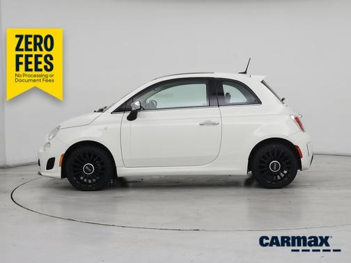 White 2018 FIAT 500 Lounge