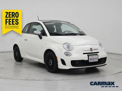 White 2018 FIAT 500 Lounge