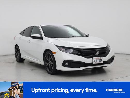 White 2020 Honda Civic Sport