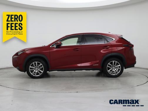 Red 2016 Lexus NX 300h