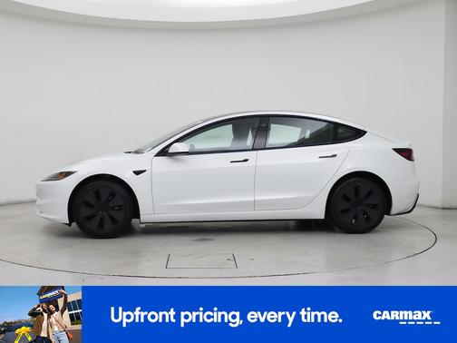 White 2025 Tesla Model 3 Long Range