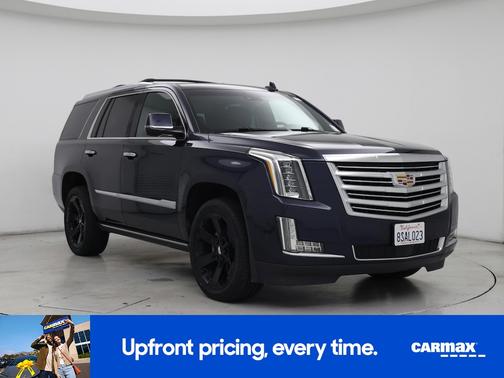 Blue 2019 Cadillac Escalade Platinum