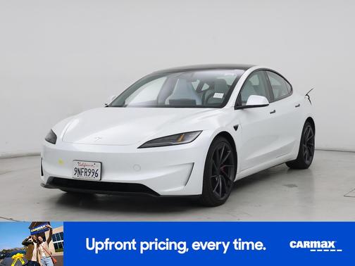 White 2024 Tesla Model 3 Performance