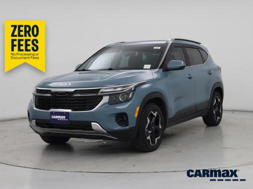 Blue 2024 Kia Seltos EX