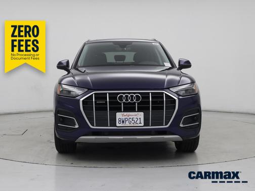 Blue 2021 Audi Q5 Premium