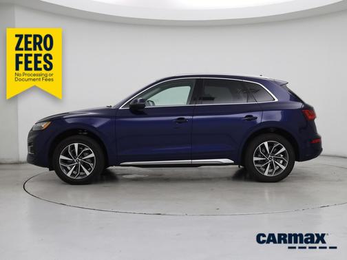 Blue 2021 Audi Q5 Premium