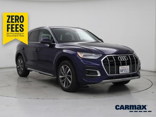 Blue 2021 Audi Q5 Premium