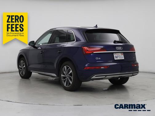 Blue 2021 Audi Q5 Premium