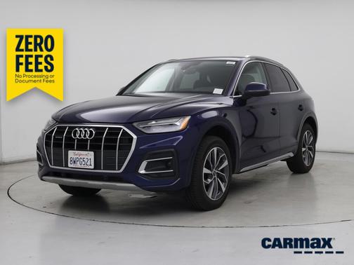Blue 2021 Audi Q5 Premium