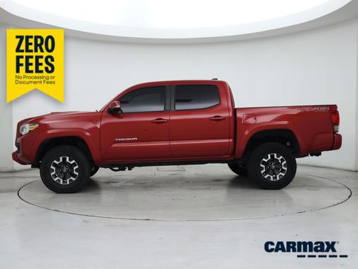 Red 2017 Toyota Tacoma TRD Sport