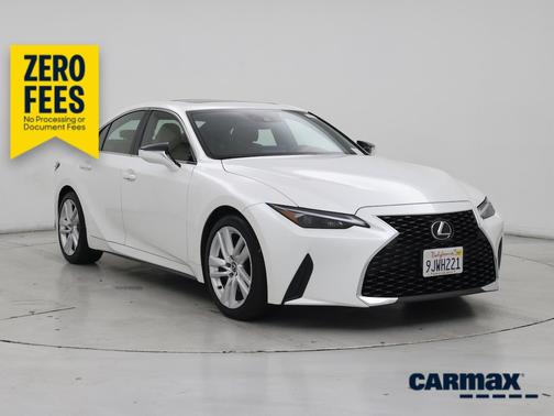 White 2024 Lexus IS 300
