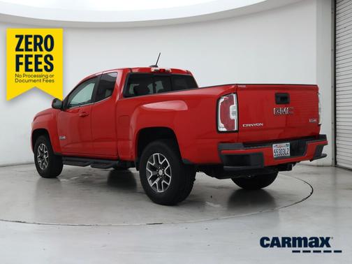 Red 2016 GMC Canyon SLE