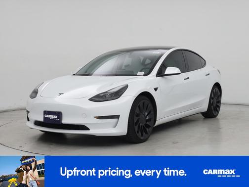 White 2022 Tesla Model 3 Performance