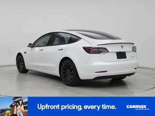 White 2022 Tesla Model 3 Performance